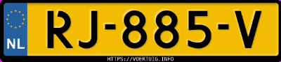 Kenteken afbeelding van RJ885V, grijze Renault Kangoo 115
