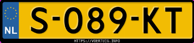 Kenteken afbeelding van S089KT, witte Renault Megane E-Tech Electric Ev60 220 Pk