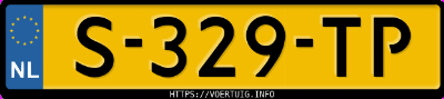 Kenteken afbeelding van S329TP, blauwe Renault Megane E-Tech Electric Ev60 220 Pk