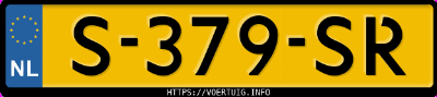 Kenteken afbeelding van S379SR, rode Renault Megane E-Tech Plug-In Hybrid