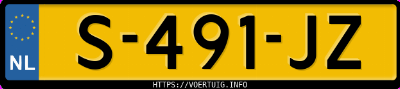 Kenteken afbeelding van S491JZ, witte Renault Megane E-Tech Electric Ev60 220 Pk