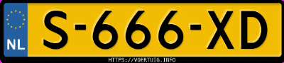 Kenteken afbeelding van S666XD, zwarte Renault Megane E-Tech Electric Ev60 220 Pk