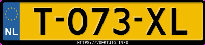 Kenteken afbeelding van T073XL, grijze Renault Megane E-Tech Electric Ev60 220 Pk