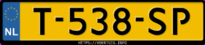 Kenteken afbeelding van T538SP, witte Renault Megane E-Tech Electric Ev60 220 Pk