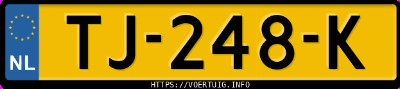Kenteken afbeelding van TJ248K, zwarte Renault Clio 1.2 120