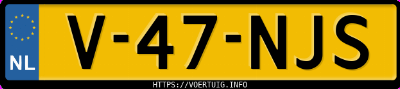 Kenteken afbeelding van V47NJS,  Renault E-TECH Master