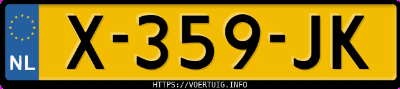 Kenteken afbeelding van X359JK, zwarte Renault Megane E-Tech Electric Ev60 220 Pk