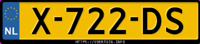 Kenteken afbeelding van X722DS, blauwe Renault Captur E-Tech Hybrid