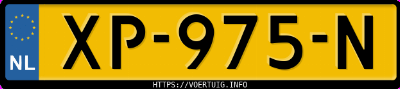 Kenteken afbeelding van XP975N, grijze Renault Clio 90