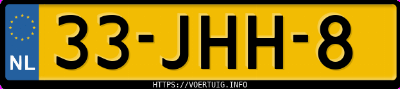 Kenteken afbeelding van 33JHH8, blauwe Saab 99 Gl