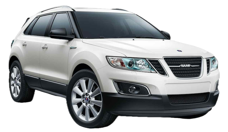 Afbeelding van HGF62B, witte Saab 9-4X mpv