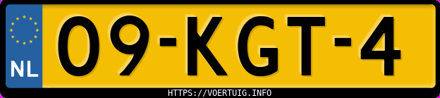 Kenteken afbeelding van 09KGT4, grijze Seat Ibiza