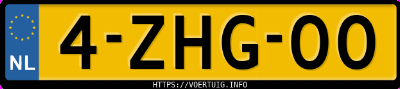 Kenteken afbeelding van 4ZHG00, grijze Seat Altea 1.2 Tsi Eco