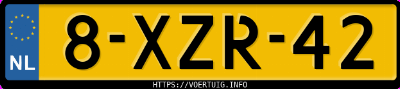 Kenteken afbeelding van 8XZR42, grijze Seat Ibiza St 1.2tsi 1.2 Tsi