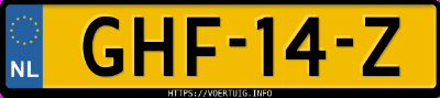Kenteken afbeelding van GHF14Z, zwarte Seat Leon Sp E-Hybrid150 Sportstourer Ehybrid 1.5 Tgi