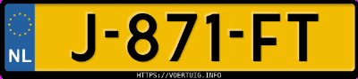 Kenteken afbeelding van J871FT, grijze Seat Tarraco