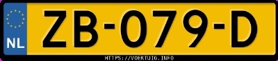Kenteken afbeelding van ZB079D, grijze Seat Arona 1.0 Tsi