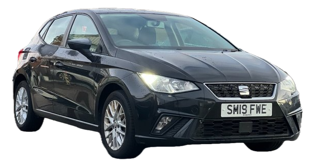 Afbeelding van 17HZN6, zwarte Seat Altea stationwagen