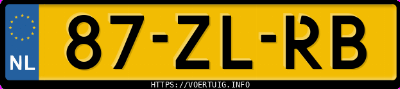 Kenteken afbeelding van 87ZLRB, grijze &Scaron;koda Roomster 1.4