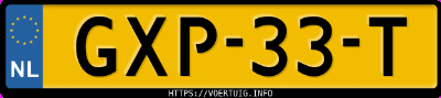 Kenteken afbeelding van GXP33T, zwarte Škoda Kodiaq 1.5 Tsi Iv