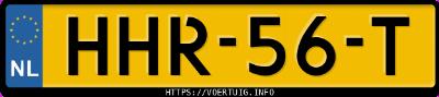 Kenteken afbeelding van HHR56T, witte &Scaron;koda Octavia Rs Iv