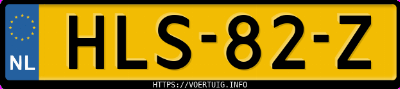 Kenteken afbeelding van HLS82Z, zwarte &Scaron;koda Superb Iv