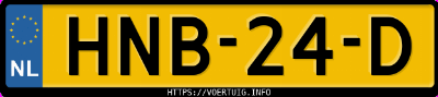 Kenteken afbeelding van HNB24D, grijze Škoda Elroq 85