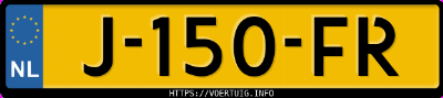 Kenteken afbeelding van J150FR, zwarte &Scaron;koda Kodiaq Style 2.0 Tdi Dsg Active
