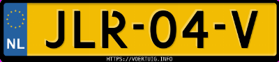 Kenteken afbeelding van JLR04V, grijze &Scaron;koda Elroq 85