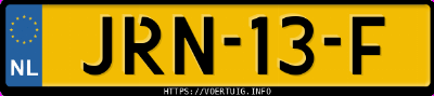 Kenteken afbeelding van JRN13F, grijze &Scaron;koda Elroq 60