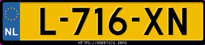 Kenteken afbeelding van L716XN, grijze Škoda Enyaq 60 Iv Kenteken afbeelding van L716XN, grijze Škoda Enyaq 60 Iv