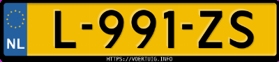 Kenteken afbeelding van L991ZS, zwarte Škoda Enyaq 80 Iv