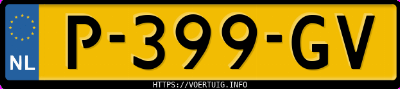 Kenteken afbeelding van P399GV, grijze &Scaron;koda Karoq 1.5 Tsi