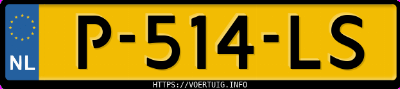 Kenteken afbeelding van P514LS, zwarte Škoda Enyaq 80 Iv