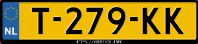 Kenteken afbeelding van T279KK, blauwe &Scaron;koda Enyaq 80 Iv