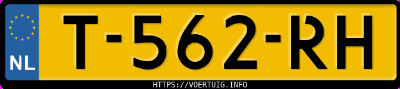 Kenteken afbeelding van T562RH, grijze Škoda Enyaq 60 Iv