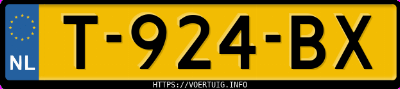 Kenteken afbeelding van T924BX, grijze Škoda Superb 1.5 Tsi Greentech Act