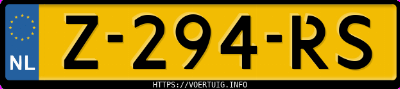 Kenteken afbeelding van Z294RS, zwarte Škoda Superb 1.5 Tsi Greentech Act