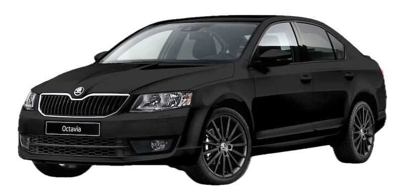Afbeelding van 93RLLJ, groene &Scaron;koda Octavia sedan
