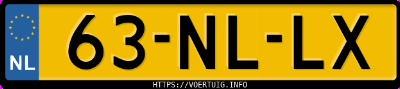 Kenteken afbeelding van 63NLLX, grijze Smart Roadster