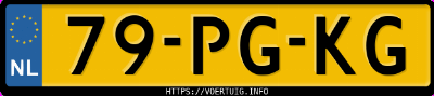 Kenteken afbeelding van 79PGKG, grijze Smart Fortwo Coupé