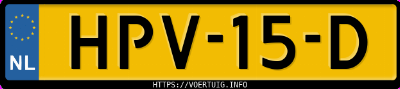 Kenteken afbeelding van HPV15D, grijze Smart 5 #5 Brabus