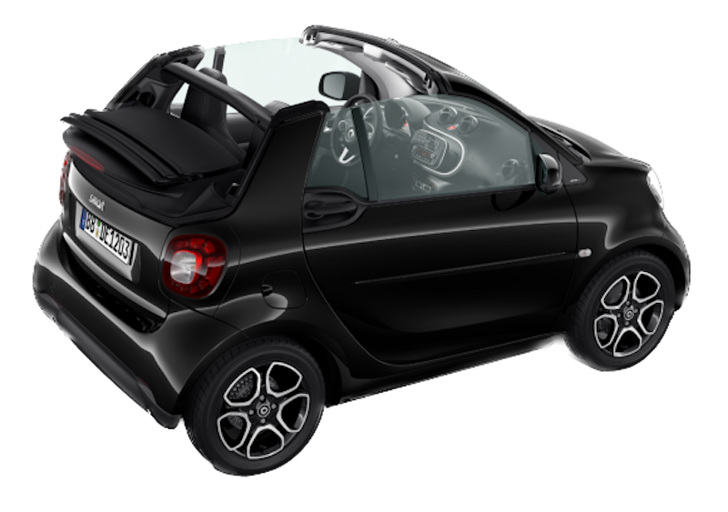 Afbeelding van 3KTF11, grijze Smart Smart cabriolet