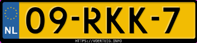 Kenteken afbeelding van 09RKK7, zwarte Suzuki Swift 1.2