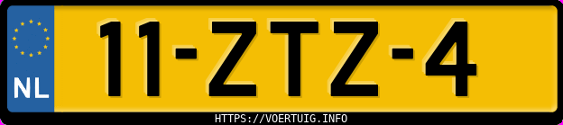 Kenteken afbeelding van 11ZTZ4, zwarte Suzuki Alto 1.0