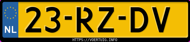 Kenteken afbeelding van 23RZDV, grijze Suzuki Grand Vitara 1.6 3d