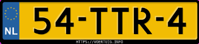 Kenteken afbeelding van 54TTR4, grijze Suzuki Alto 1.0