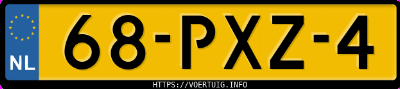 Kenteken afbeelding van 68PXZ4, zwarte Suzuki Alto 1.0