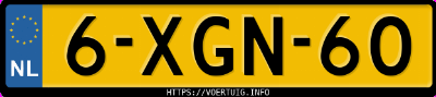 Kenteken afbeelding van 6XGN60, grijze Suzuki SX4 S-Cross 1.6