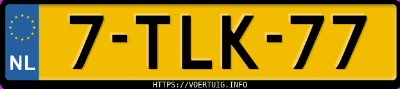 Kenteken afbeelding van 7TLK77, bruine Suzuki Swift 1.2